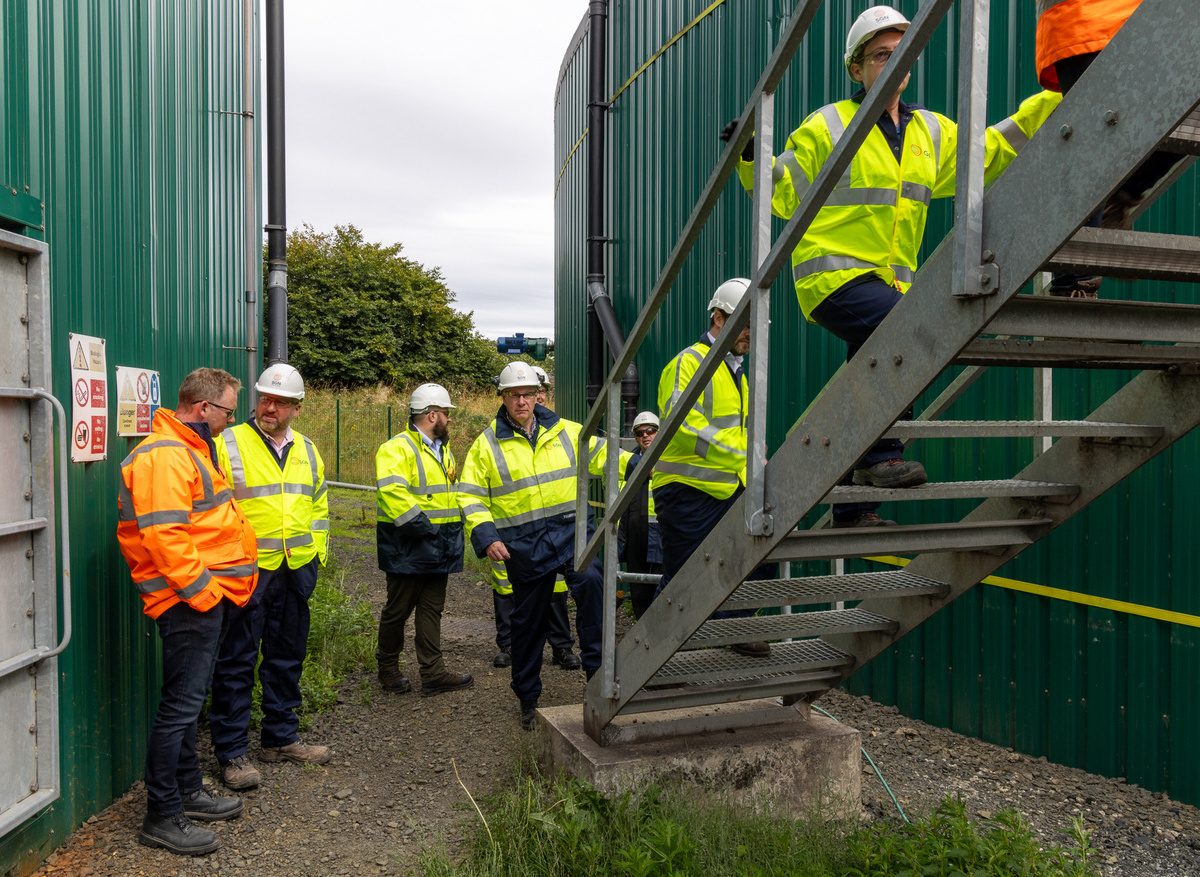 Seeing biomethane production in action