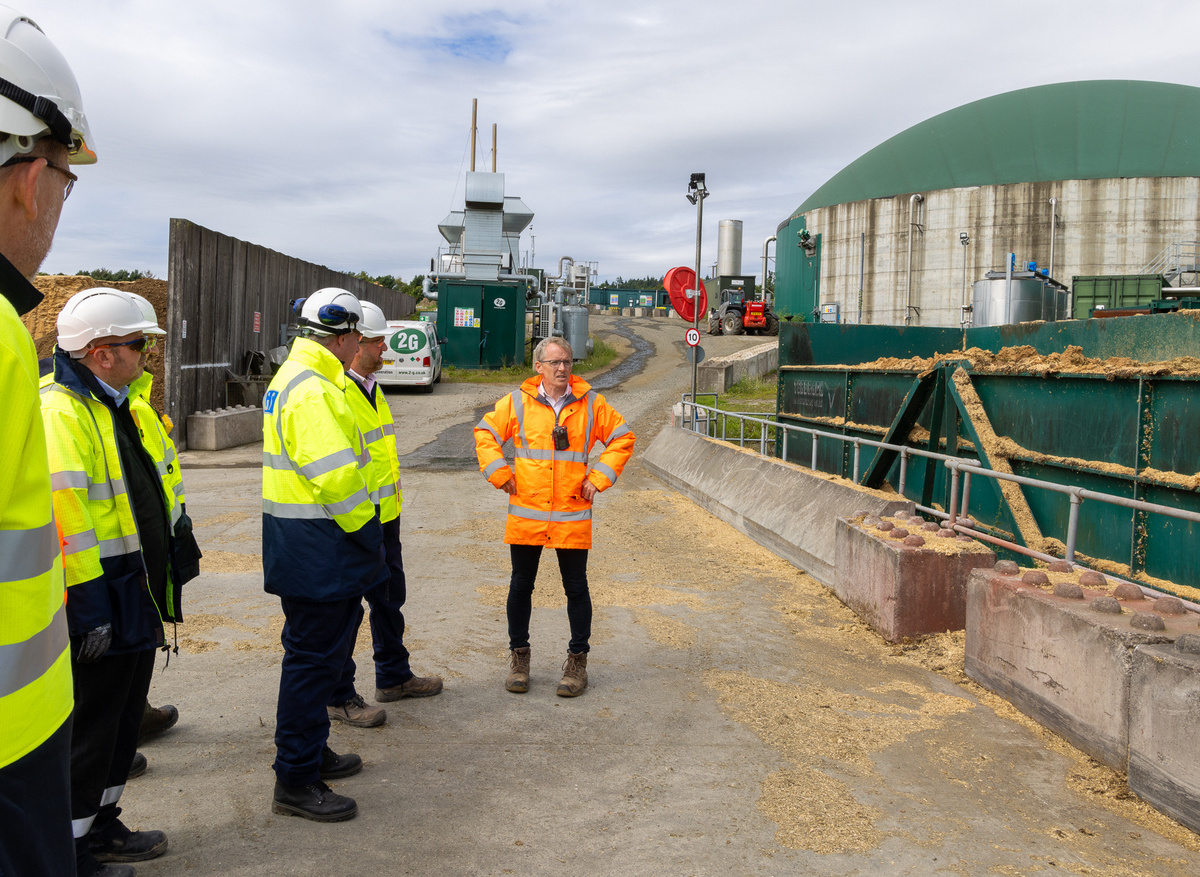 Explanation of how a biomethane is processed